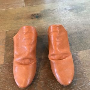 Marsell camel leather mules. Size 35.5 IT, US size 6.